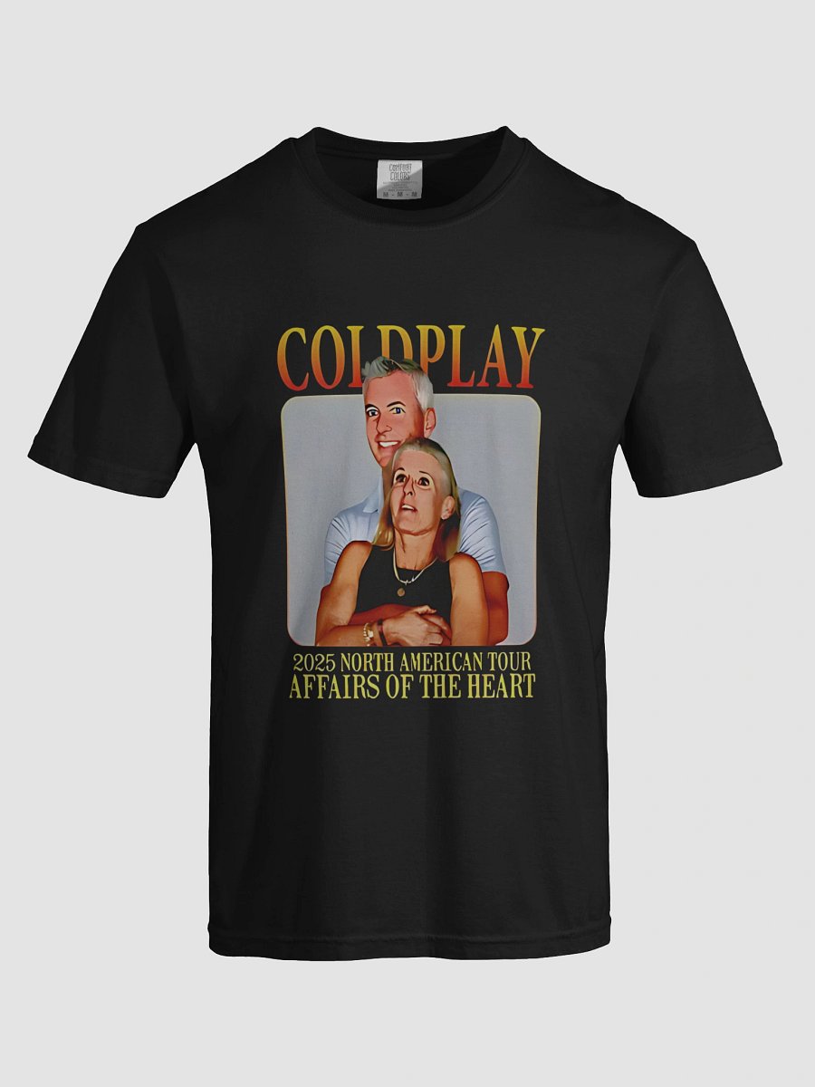 Coldplay’s kiss cam caught cheating 2025 north American tour affairs of the heart shirt product image (1)