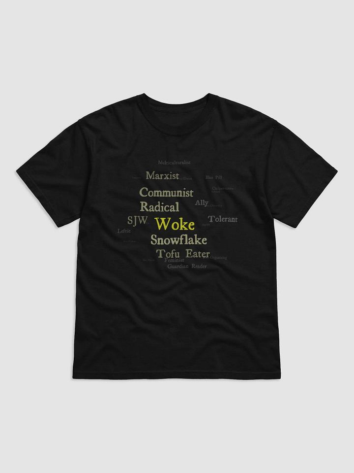 Lefty Woke Word Cloud T-Shirt product image (1)