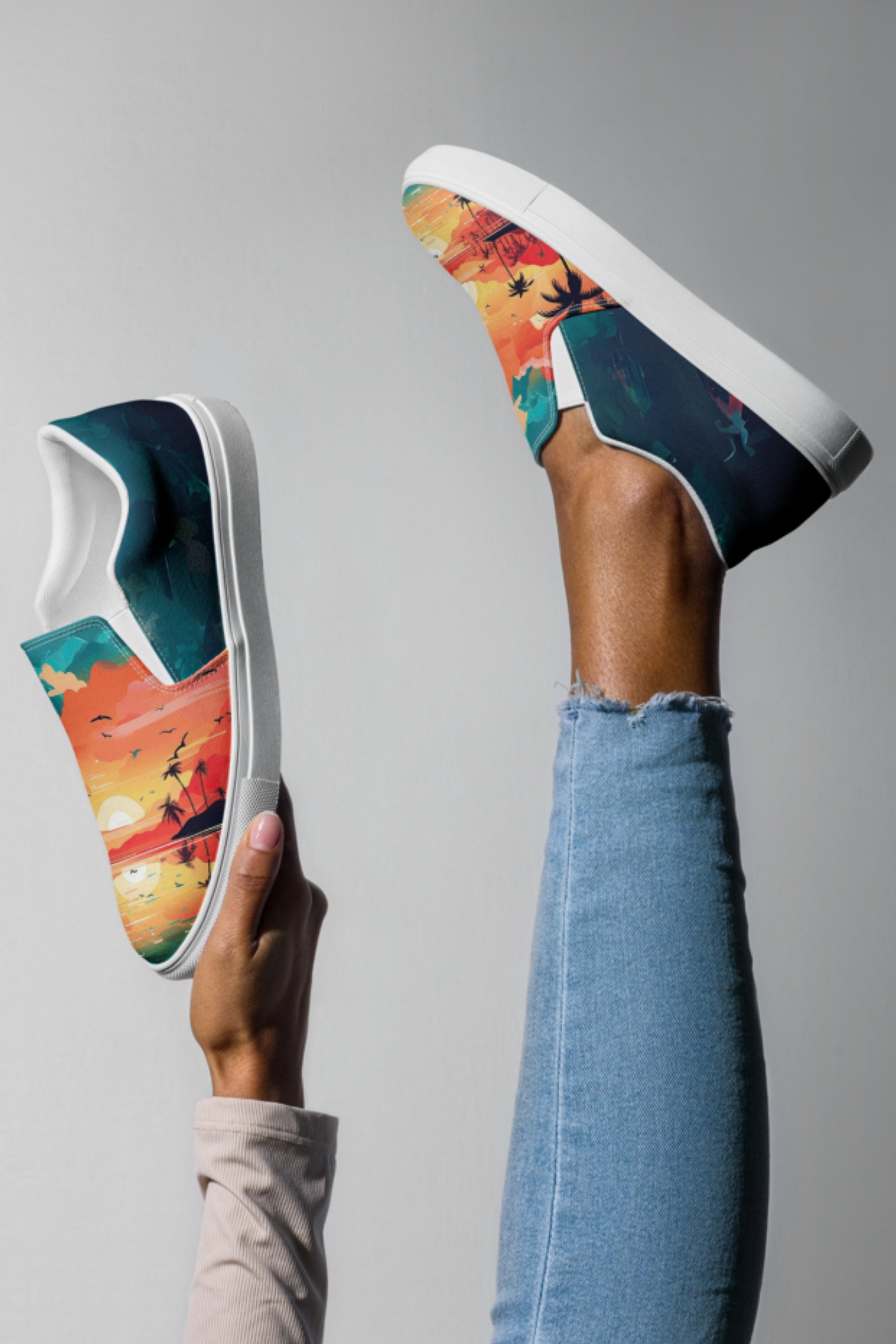 Colorful Sunset All Over Print Shoes product image (3)