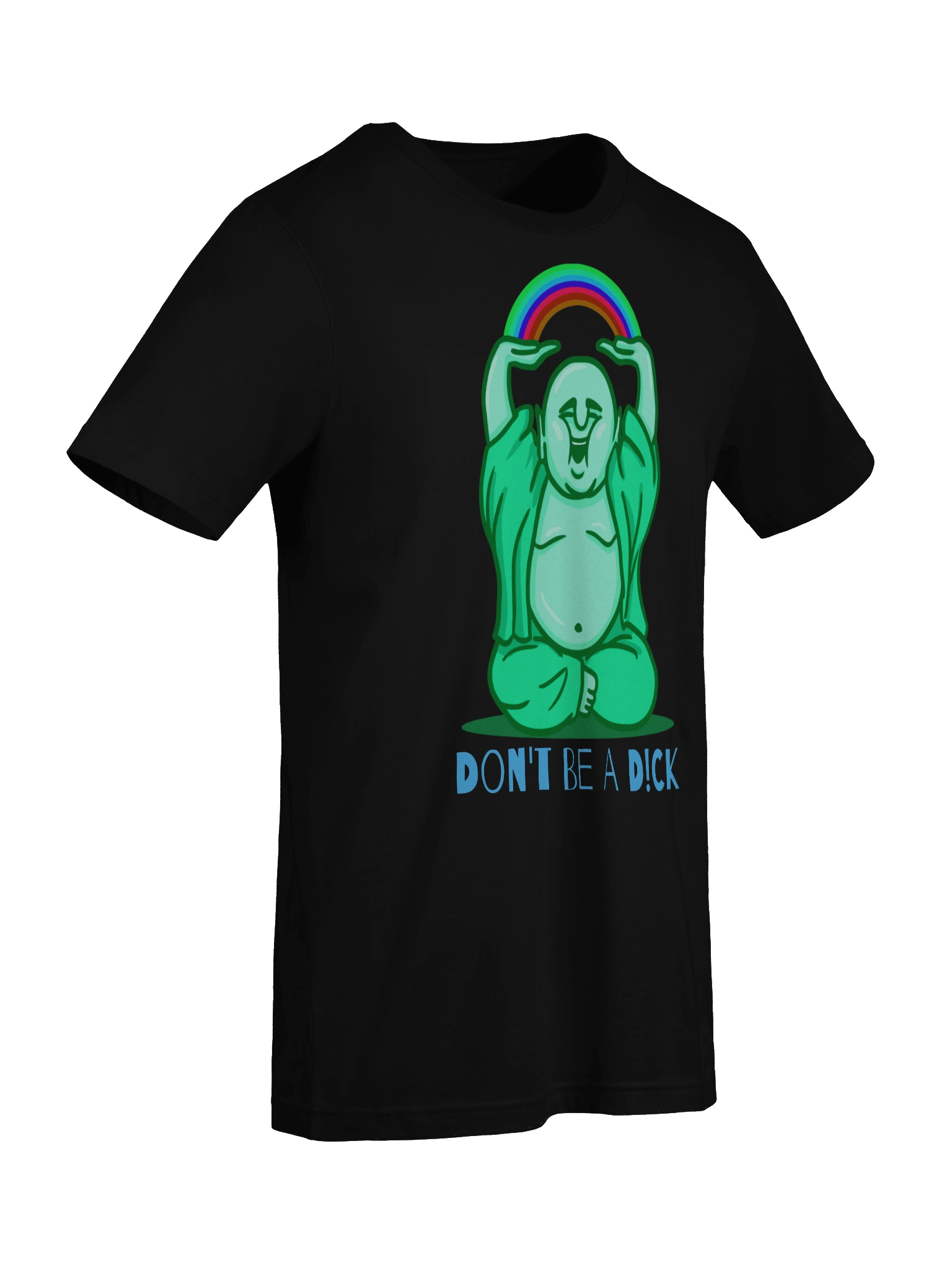 Happy Buddha – Don’t Be a Dick Funny Zen Comfort Tee product image (21)