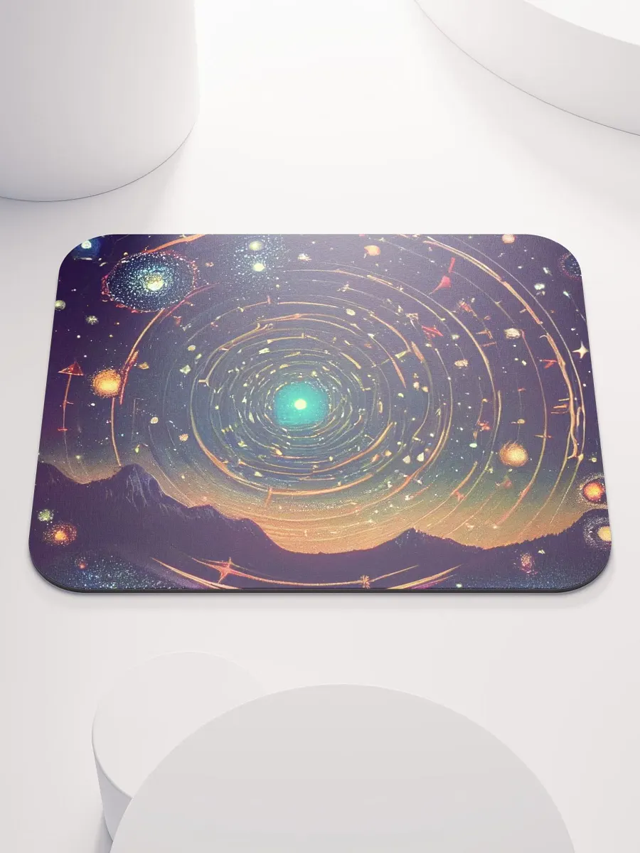 Galactic Vortex Mouse Pad product image (1)