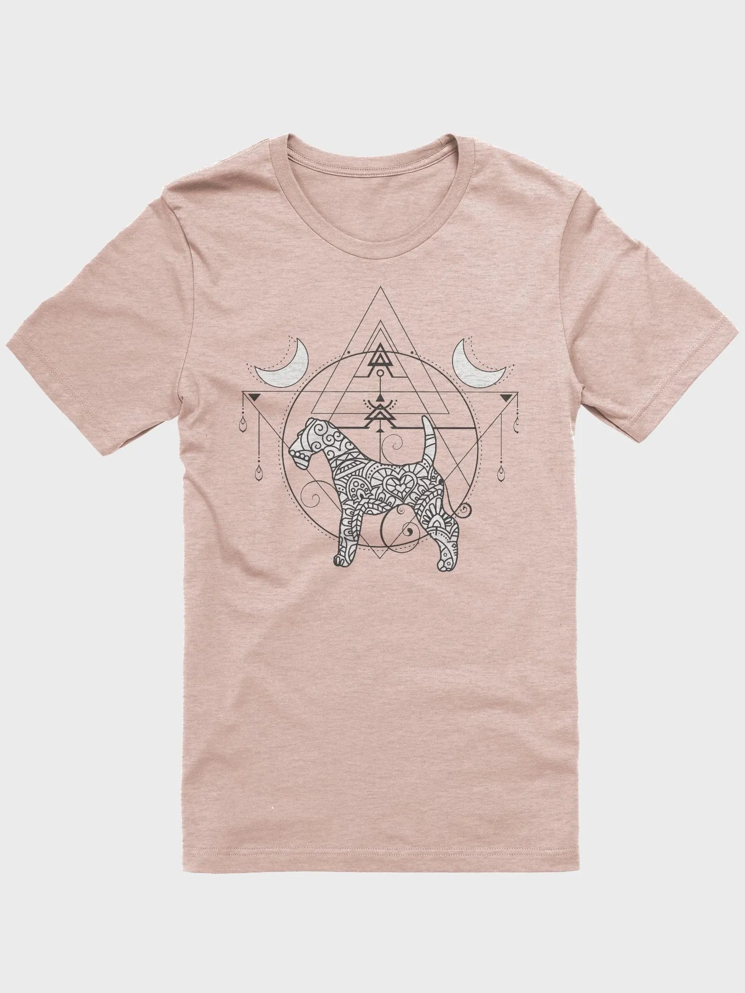 Terrier Spirit Animal Mandala T-Shirt - Geometric Dog Lover Tee product image (5)