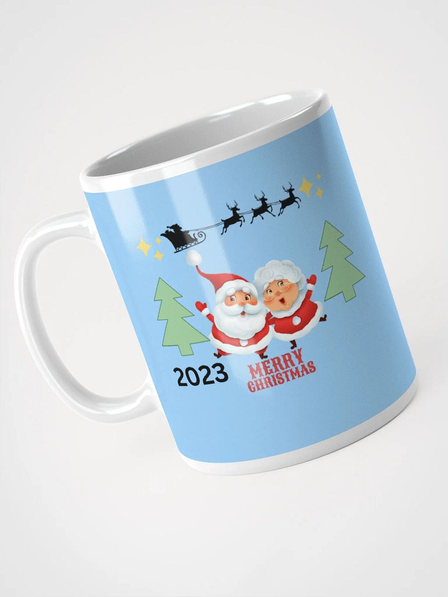 MERRY CHRISTMAS SANTA RIDES 2023 BABY BLUE product image (5)