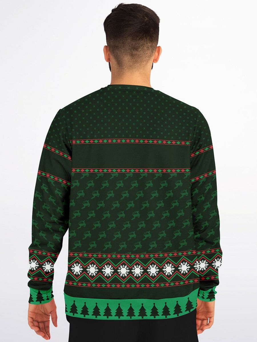 Joyful Hedgehog Christmas Sweatshirt – Sledding into Festive Fun product image (4)