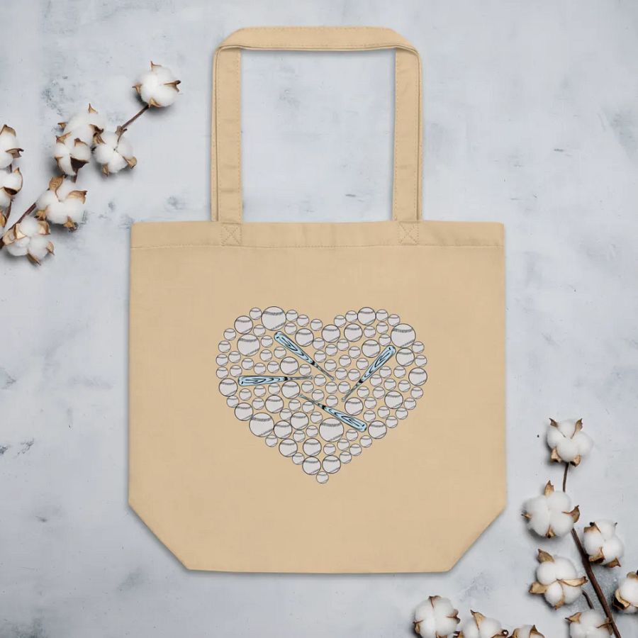 Pure Heart Baseball Love Tote Bag product image (3)