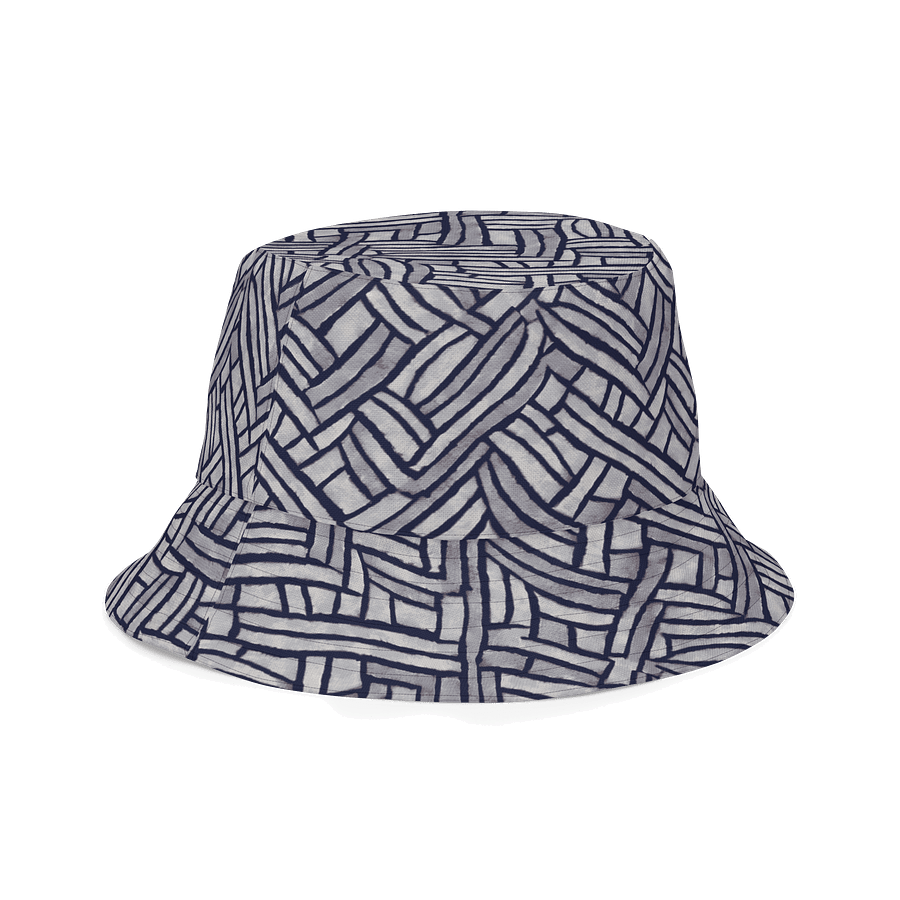 Grey Rectangles Hat product image (3)