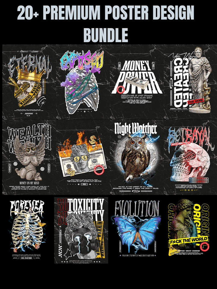 20+ Premium POSTER Design Bundle product image (1)