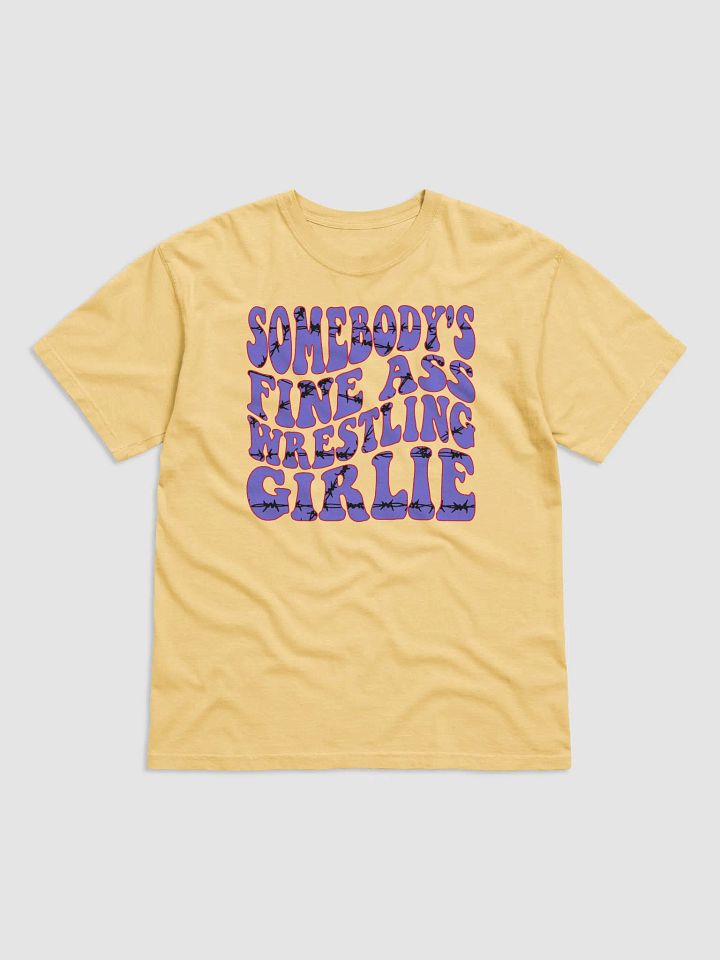 Somebody's Fine Ass Extreme Wrestling Girlie Barbed Wire T-Shirt product image (1)