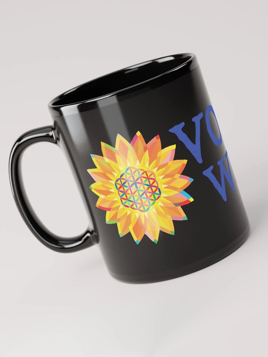 SACRED GEOMETRY VORTEX WIZARD • black mug product image (6)