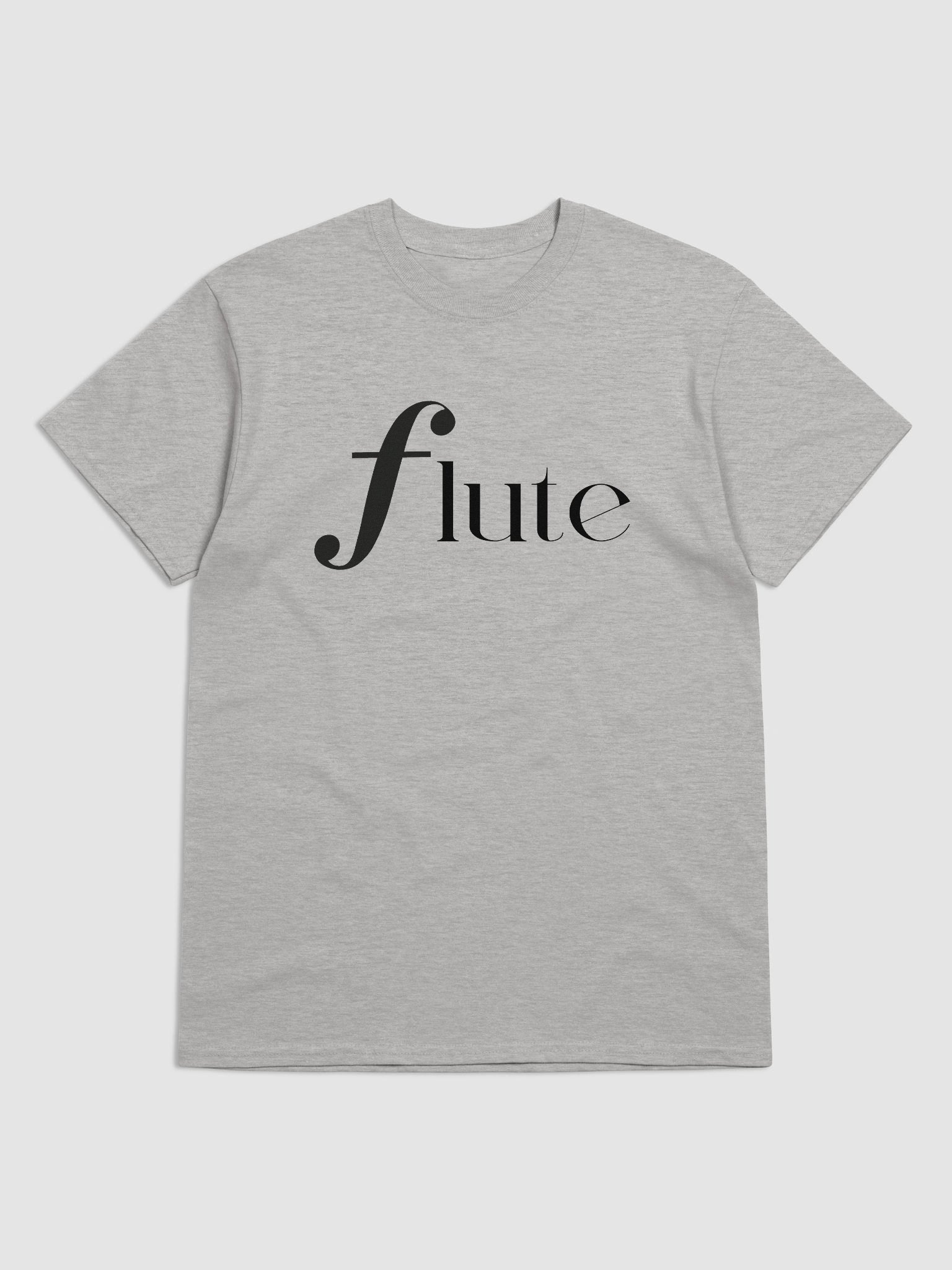 Forte Flute Tee - Black Letters - Flute - Unisex product image (29)