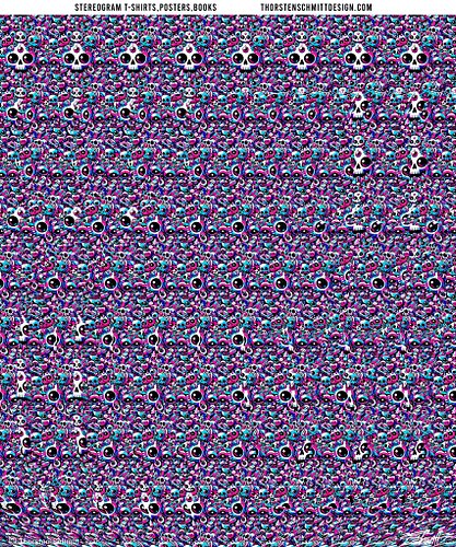 Unfocus your eyes to see the hidden animal in 3D. I design stereograms 🥰
 #opticalillusion #stereogram #art #illusion #3d #qu...