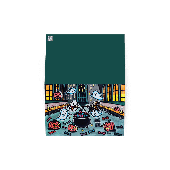 Enchanted Hall Feast Greeting Card product image (2)