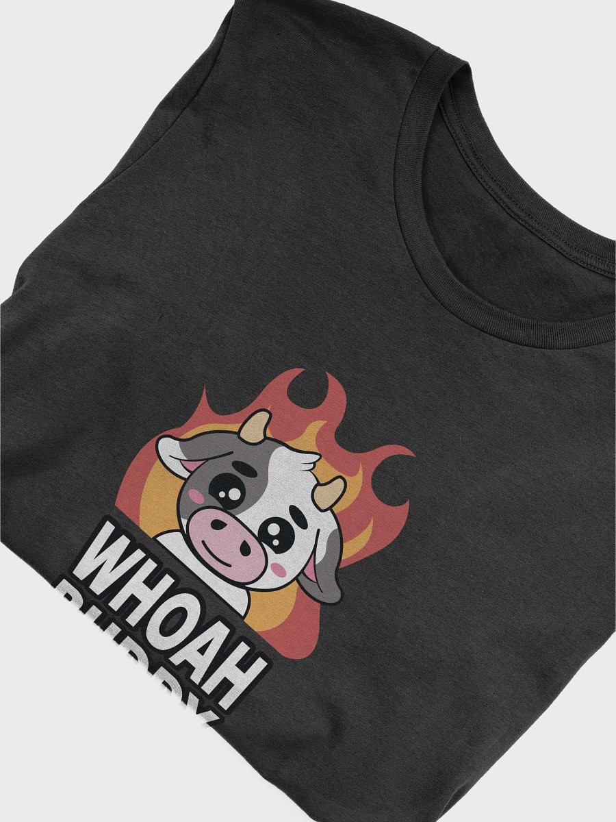 Whoa Buddy Fire Cow T-Shirt product image (15)
