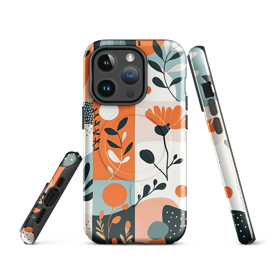 Botanical Bliss MagSafe® iPhone Tough Case. product image (1)
