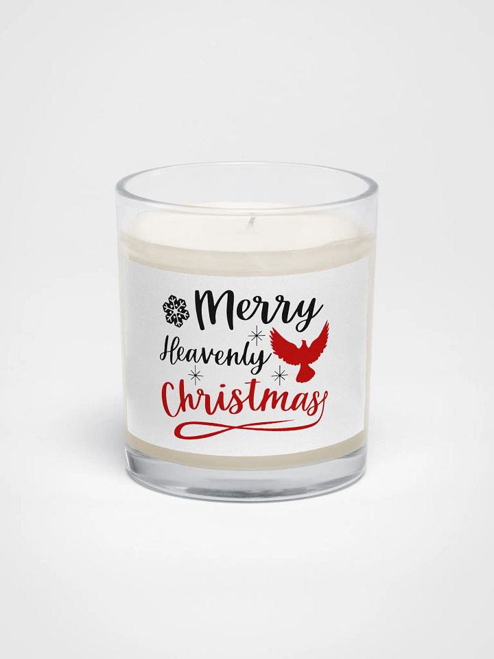 Merry heavenly Christmas Soy Wax Candle product image (1)