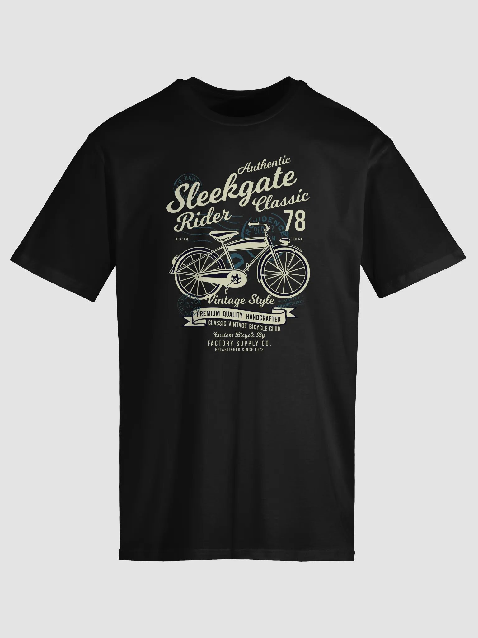 Vintage Bicycle Craftsmanship T-Shirt product image (1)