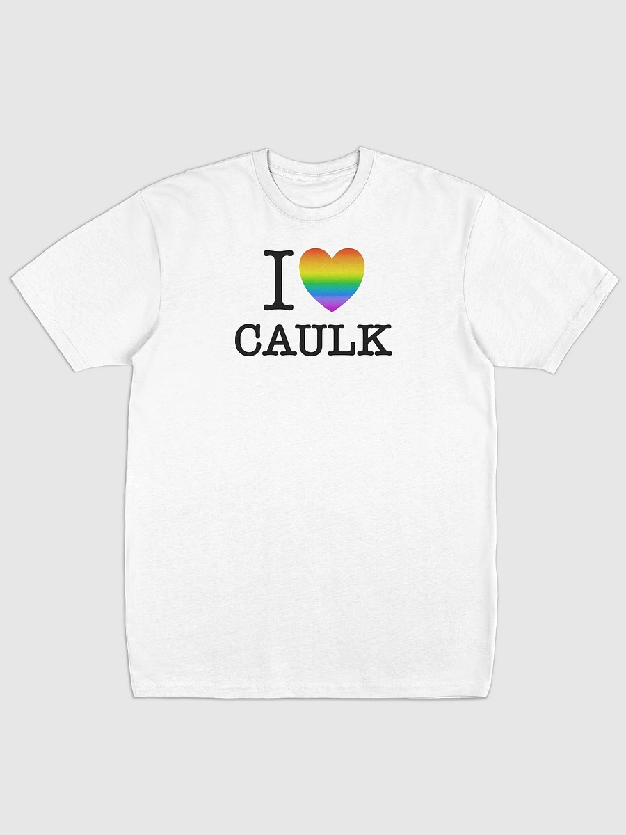 I LOVE CAULK Rainbow / Light Heavyweight Tee product image (1)