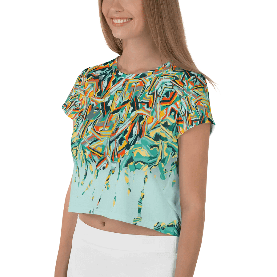 Colorful Destruction | Crop Tee product image (4)