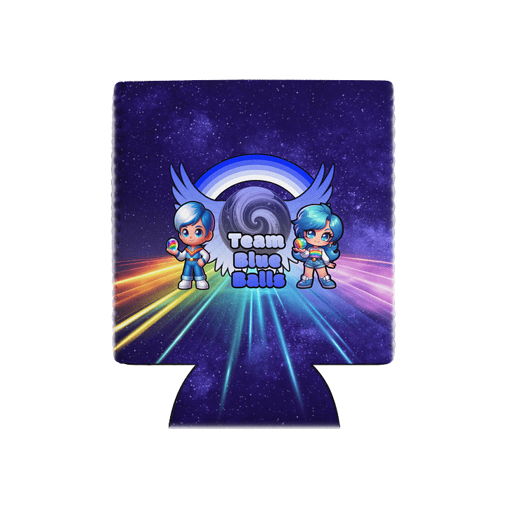Team Blue Balls Koozie product image (1)
