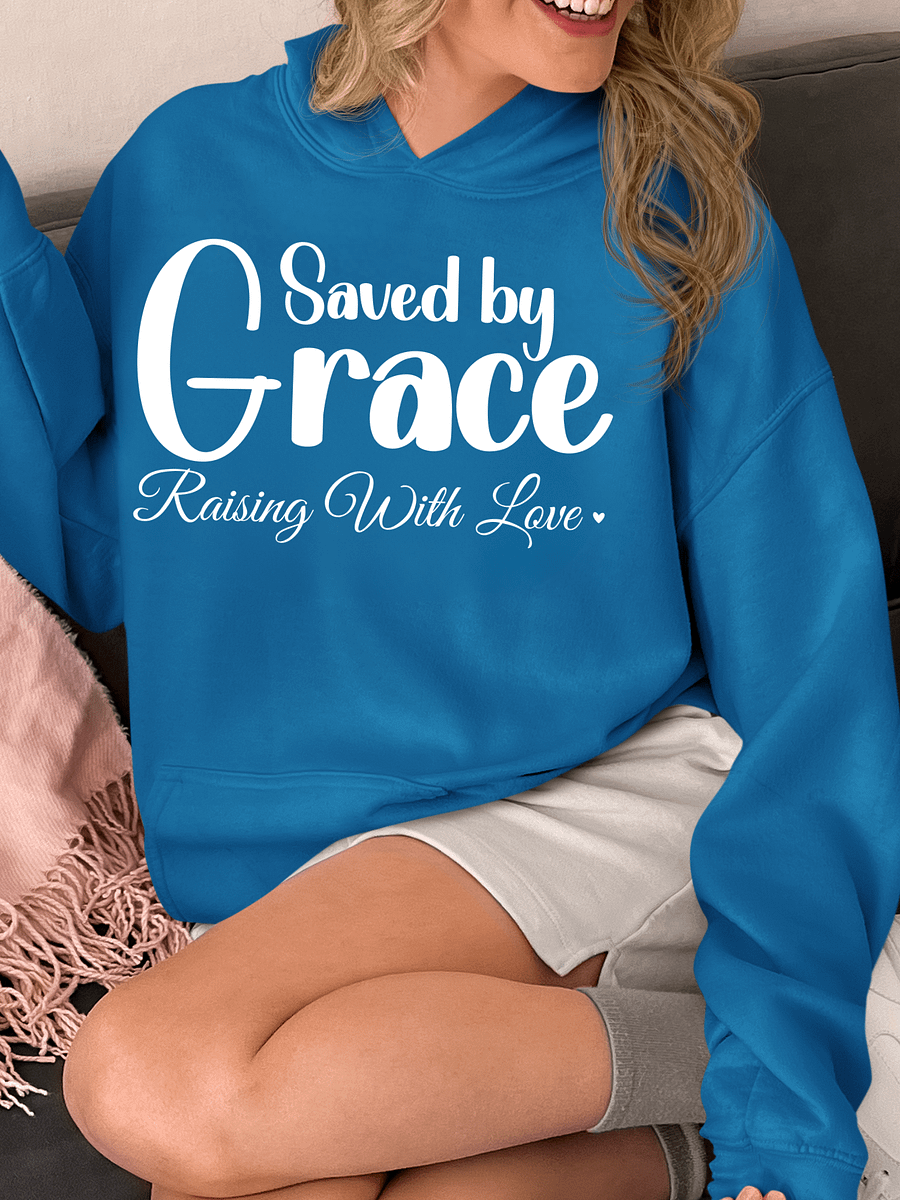 Saved By Grace Gildan Hoodie. product image (1)