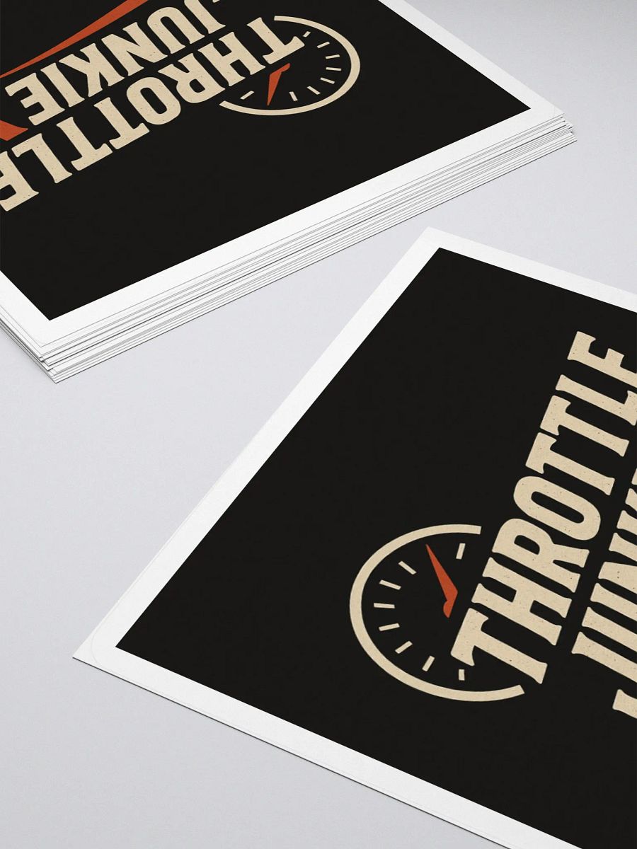 Speed Junkie Kiss Cut Stickers product image (13)