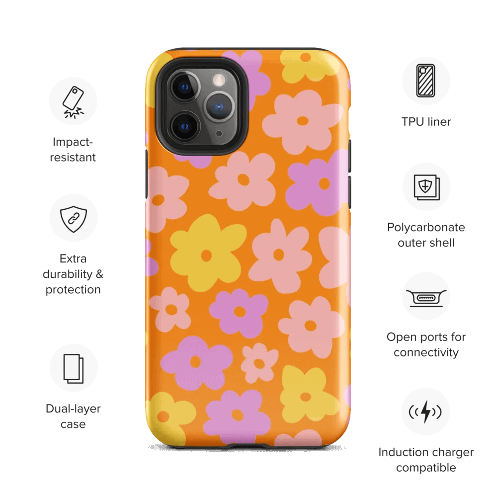 Cheerful Blooms Tough Case for iPhone® product image (28)