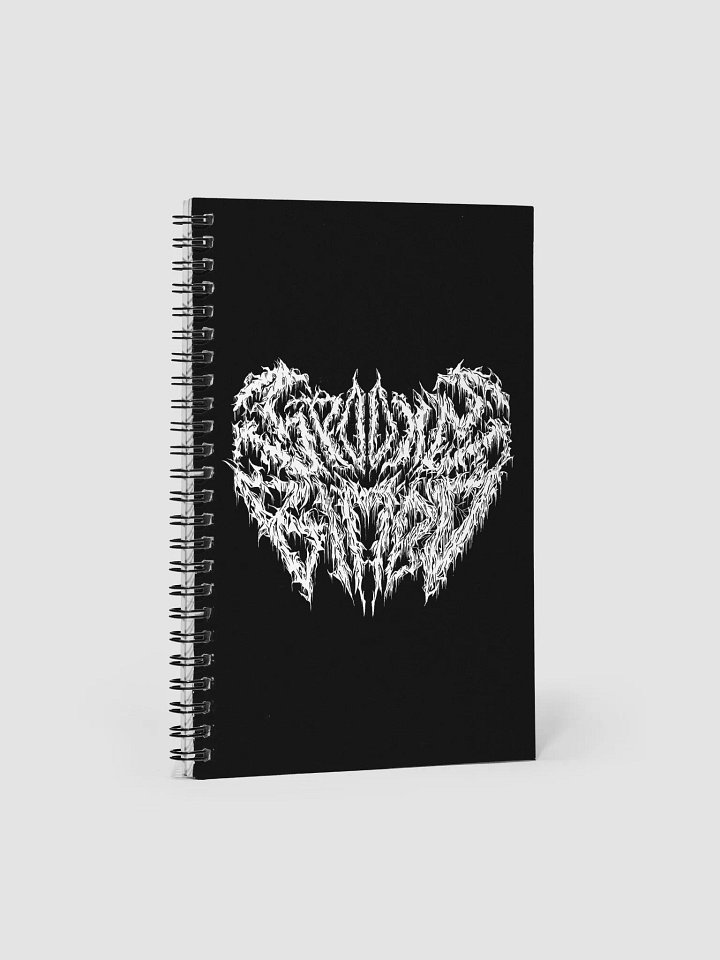 Death Metal Logo Notebook product image (1)