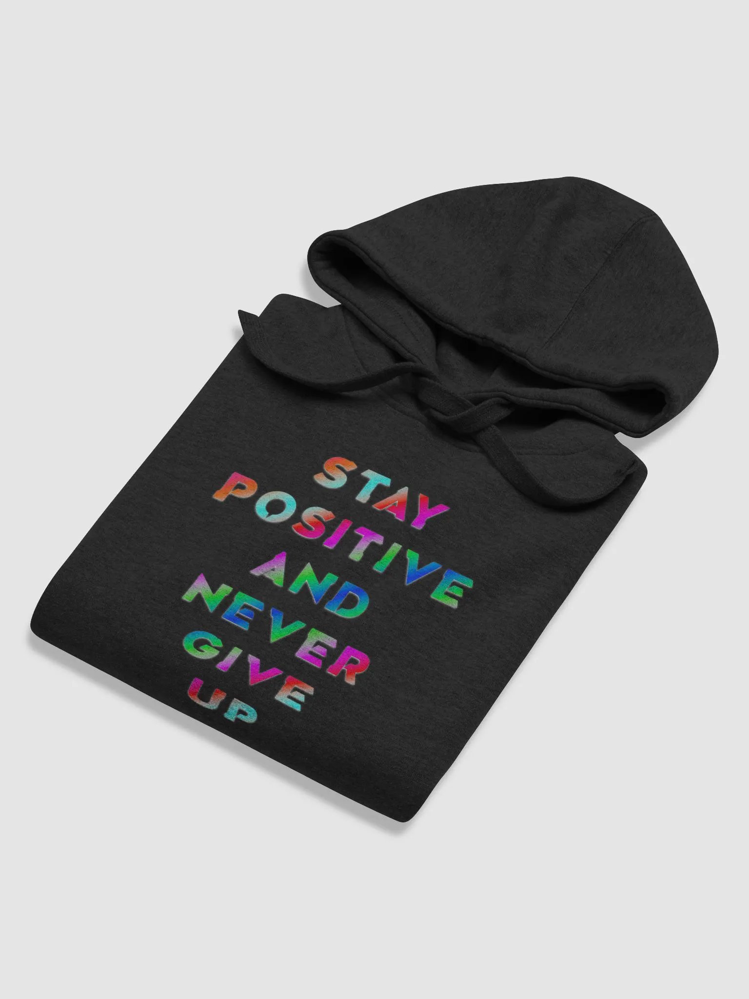 Blade Army Hoodie stay positive and never give up Color Stripes product image (57)