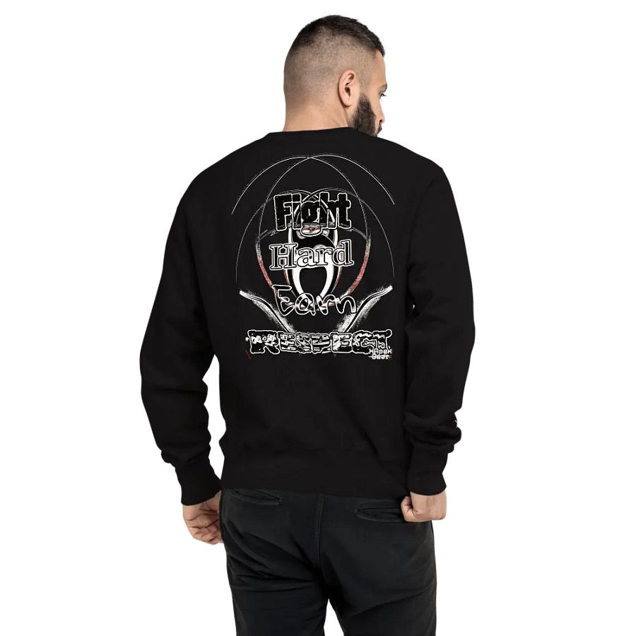 Fight Hard Earn Respect - Embroidered - Crewneck Sweatshirt product image (7)