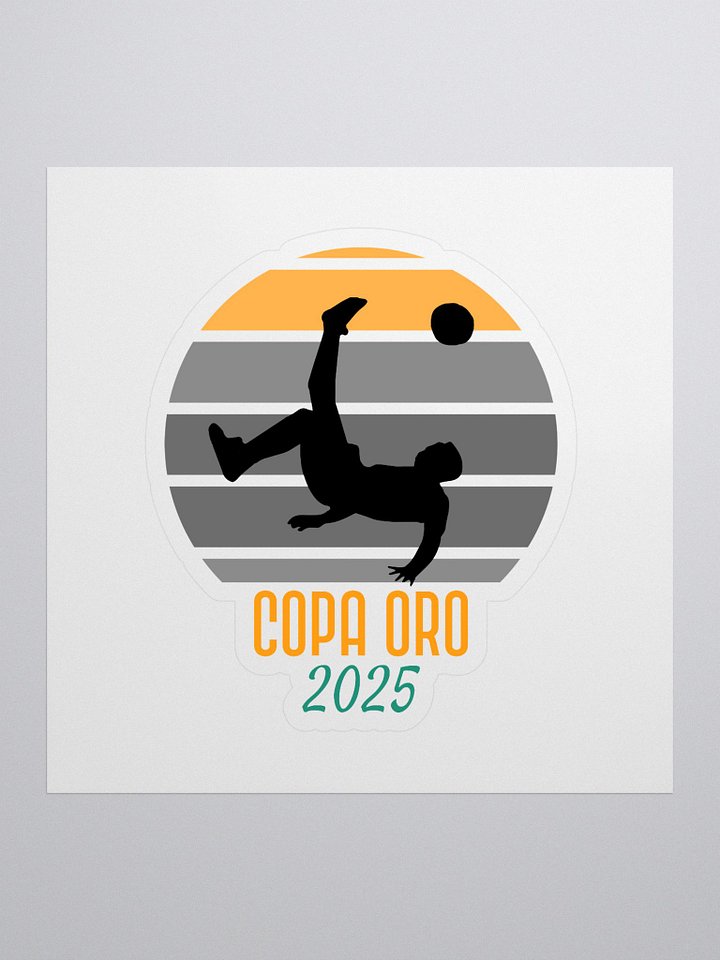 COPA ORO 2025 Soccer Player Kiss Cut Stickers product image (2)