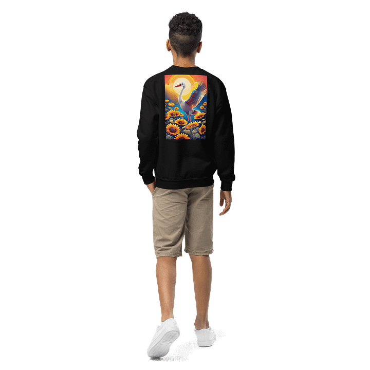 Gildan Youth Crew Neck Sweatshirt UK "Code of Ukraine" product image (1)