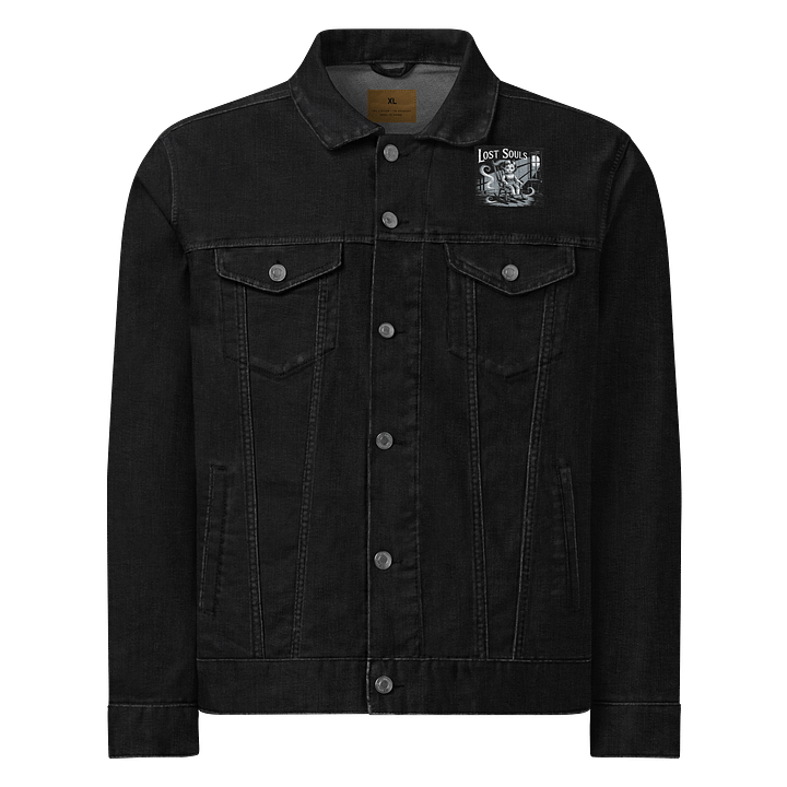 Midnight Veil Designs Lost Souls Denim Jacket - Black Denim (S-2XL) product image (1)