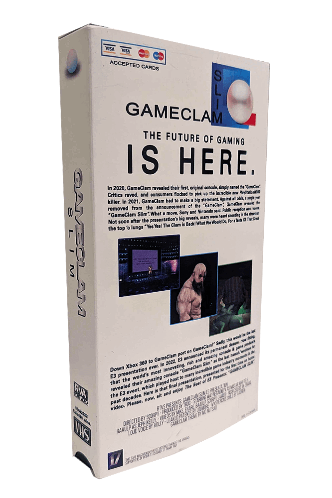 GAMECLAM SLIM Collector's VHS Tape product image (2)