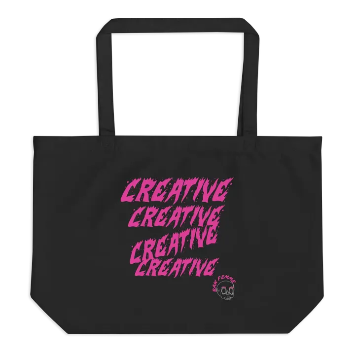Creative Black Tote by Raw Femme product image (1)
