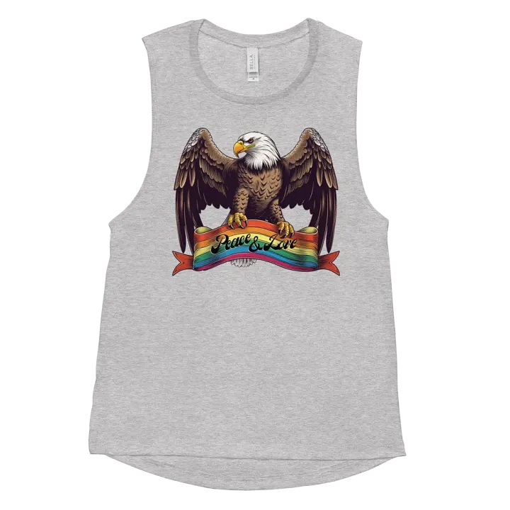 Peace & Love women's tank product image (2)