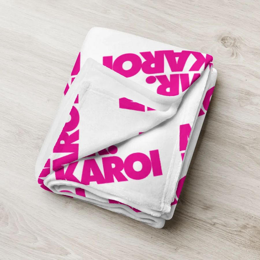 Mr. Karoi Logo Throw Blanket product image (6)