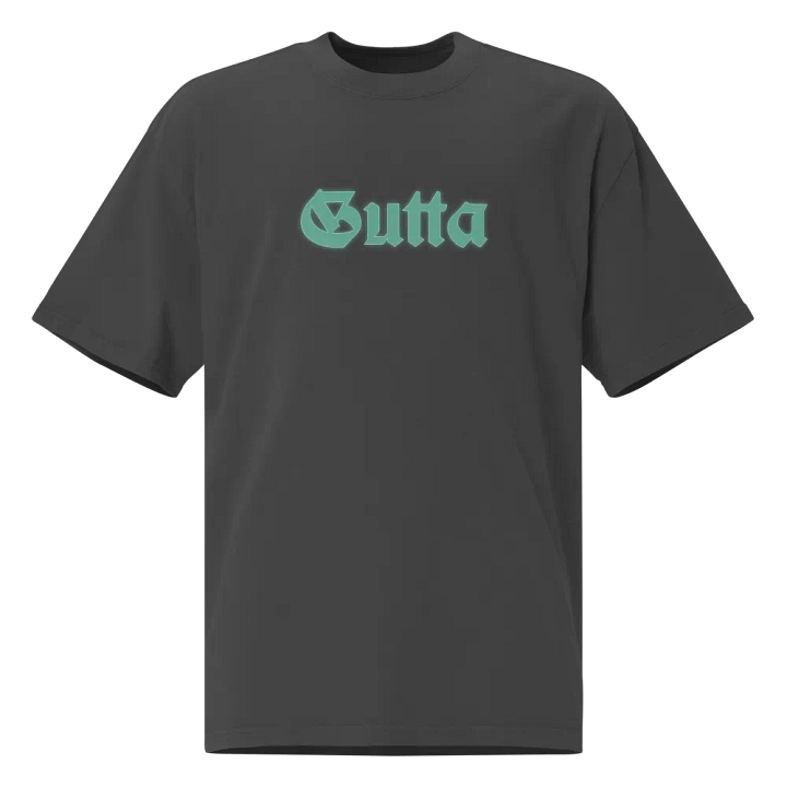 Gutta Mint Green Font Faded T-Shirt product image (1)