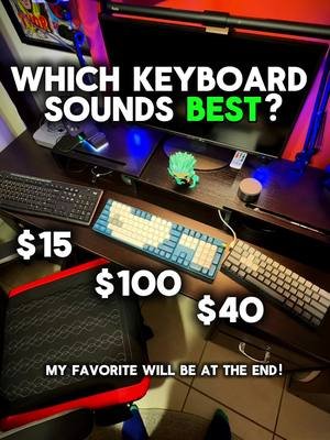 Favorite sounding keyboard? #mechanicalkeyboard #logitech #redragon #royalaxe #protoarc #keyboardasmr 