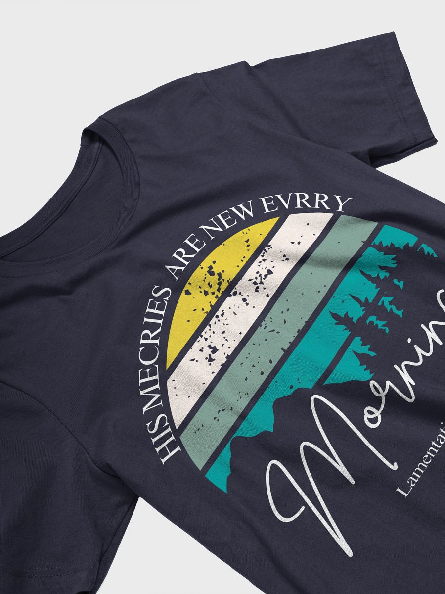 Sunrise Serenity Christian T-Shirt – Inspirational Bible Verse Tee – Soft Unisex Sunrise Graphic Shirt by KKacreations product image (11)