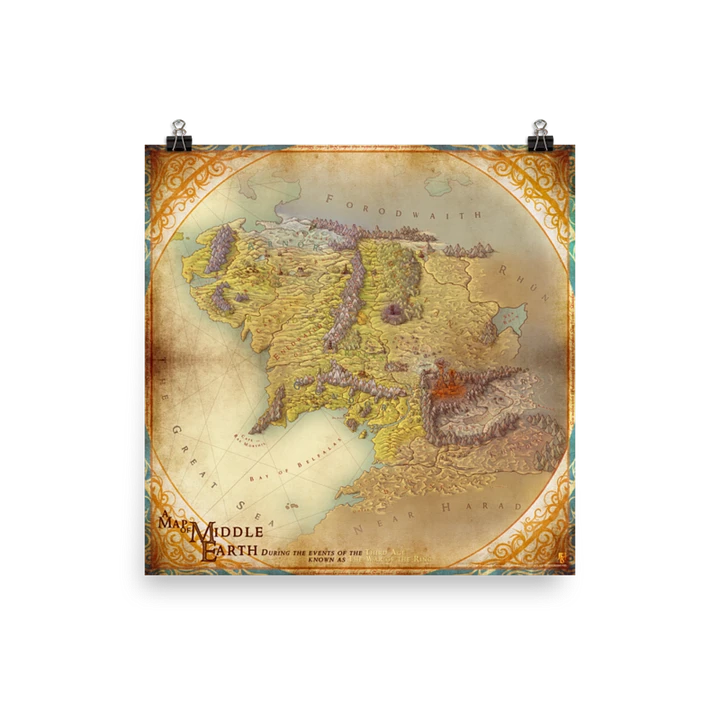 Map of Middle Earth (Third Age) product image (1)