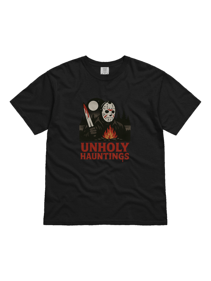Unholy Hauntings Jason Black Tee product image (1)