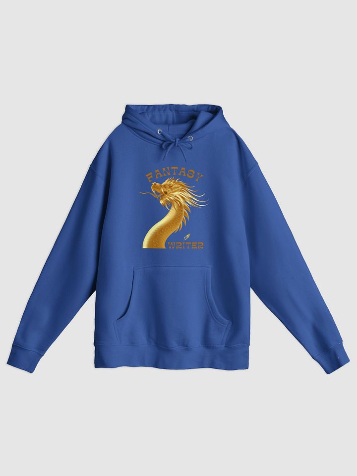 Fantasy Writer Dragon Hoodie - Gold/Blue product image (1)