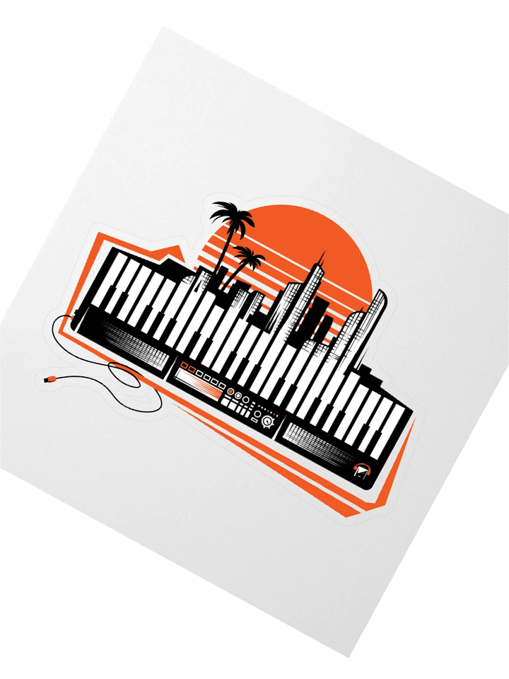 Keyboard City sticker product image (2)