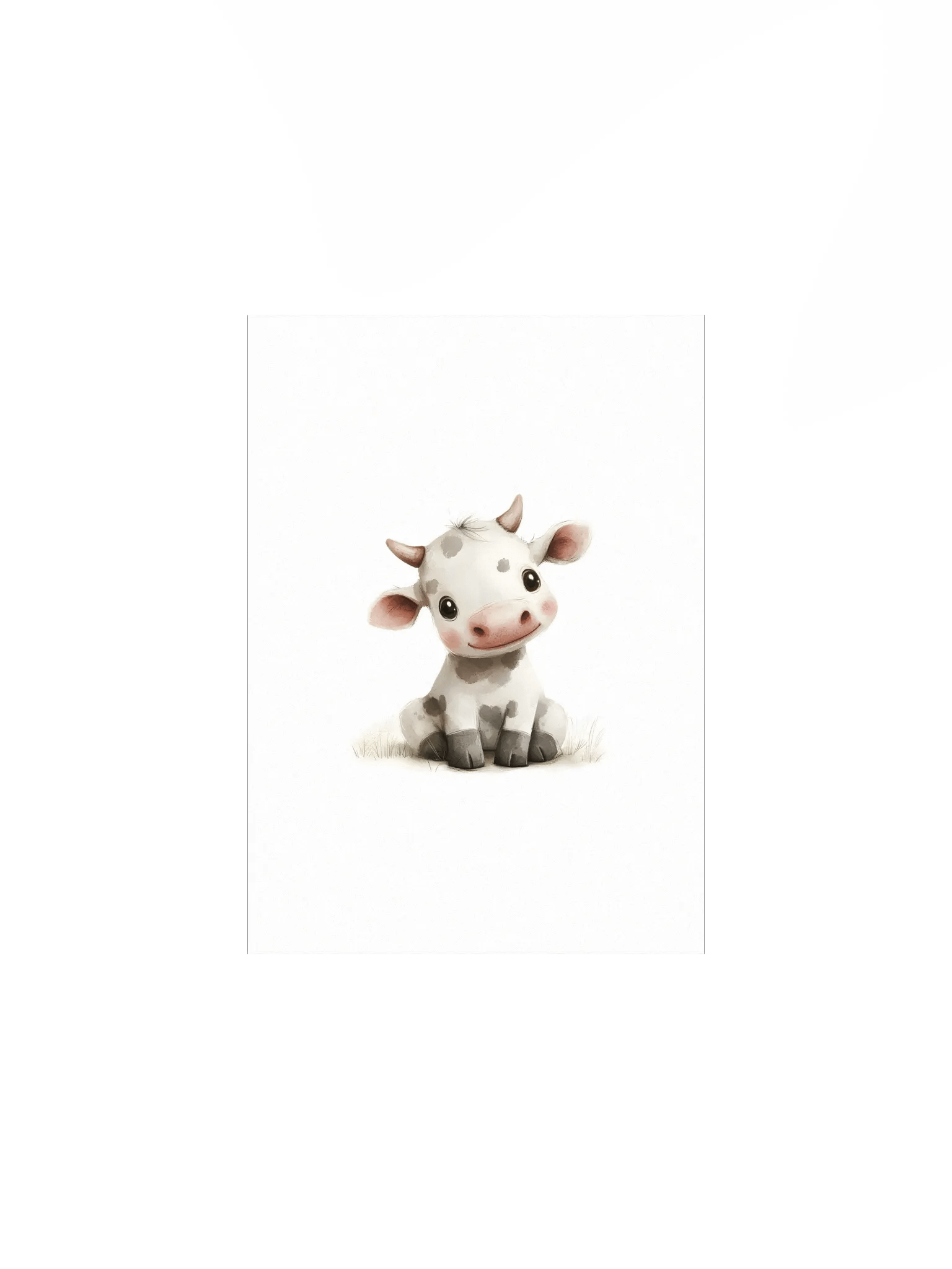 Daisy the Cute Cow Nursery Decor Print product image (5)