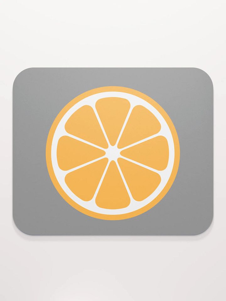 MIKAN Mouse Pad (Orange × Gray) product image (2)