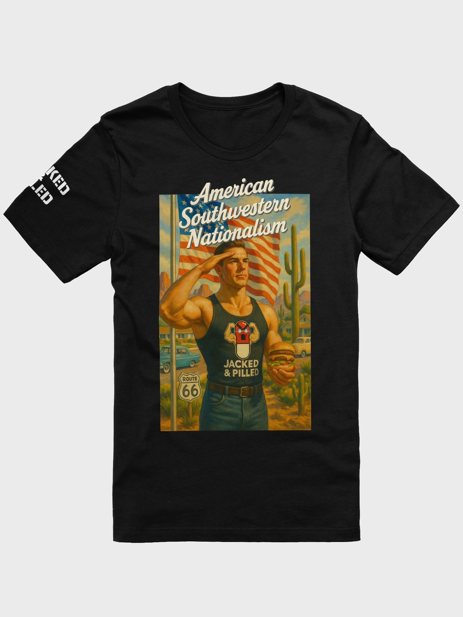 Southwestern Nationalism - Jacked & Pilled™ tee product image (5)