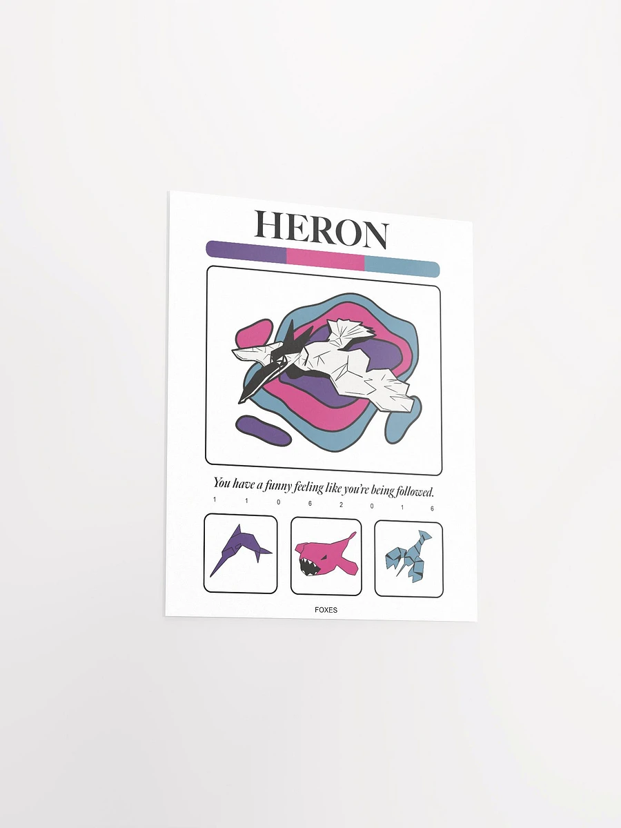 Heron - Poster (White) product image (7)