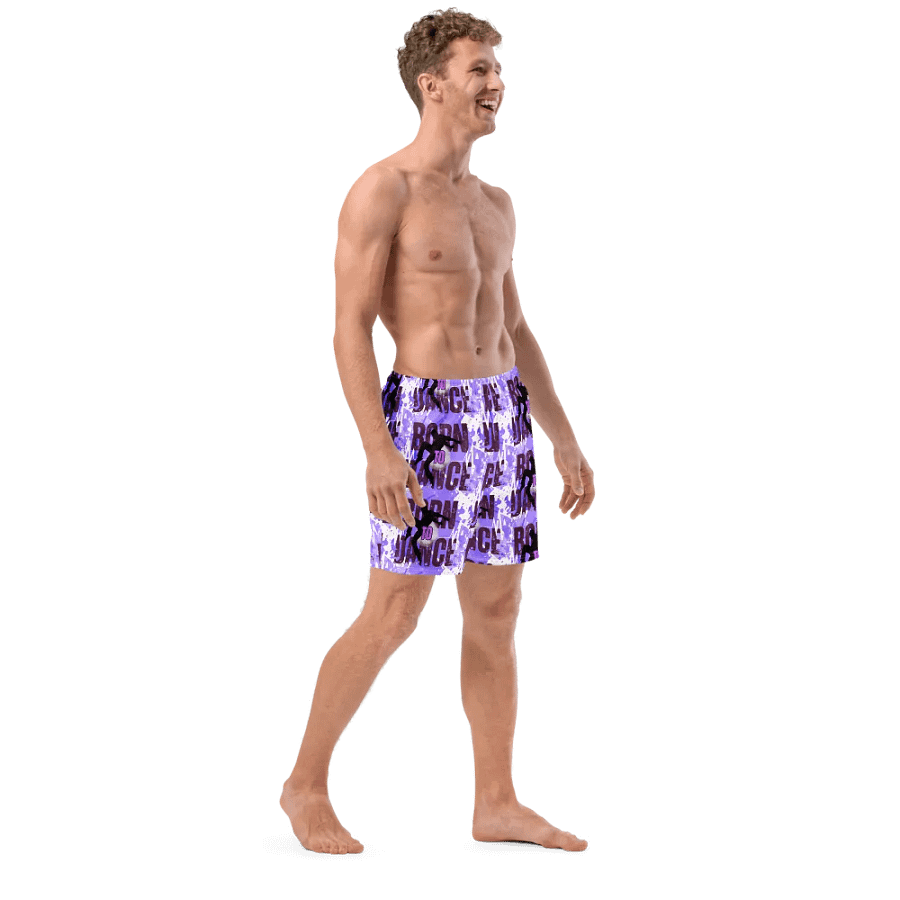 Born to Dance His Silhouette All-Over Swim Trunks product image (12)