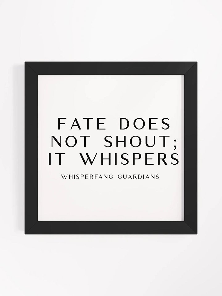 Whispering Fangs Proverb Framed Collection - Fate product image (1)