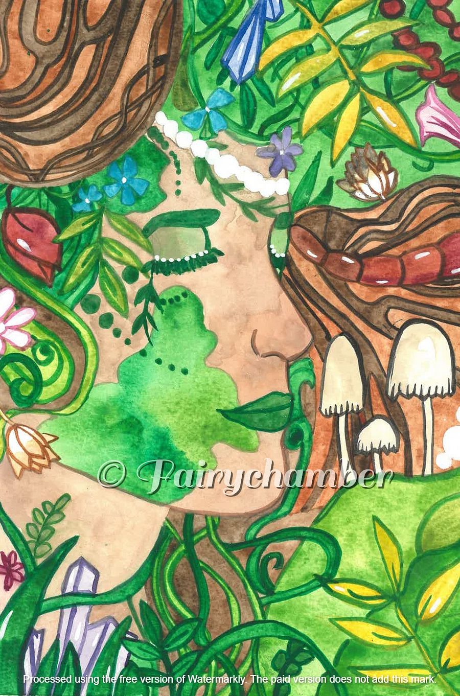 Zemyna Goddess Of The Earth Original Painting product image (1)